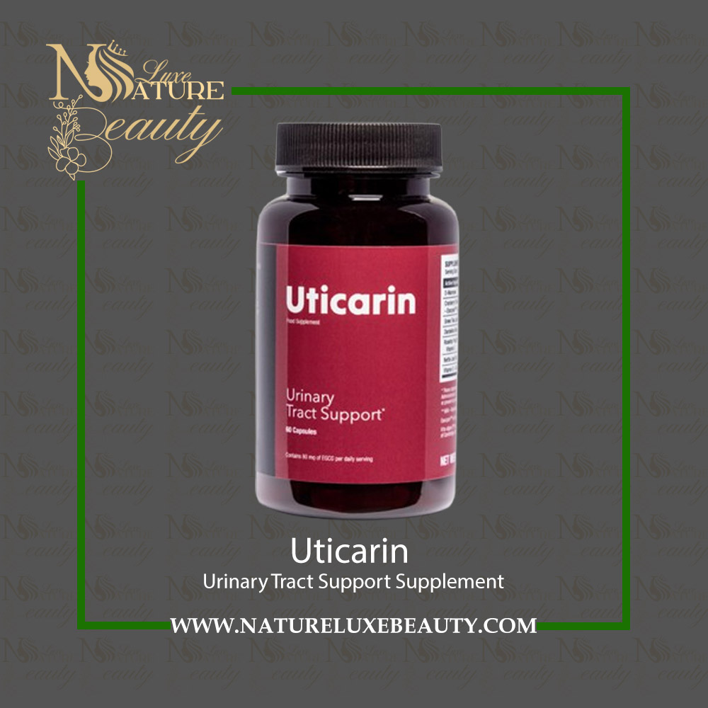 Uticarin Urinary Support Supplement Bottle Uticarin urinary tract support supplement bottle front view