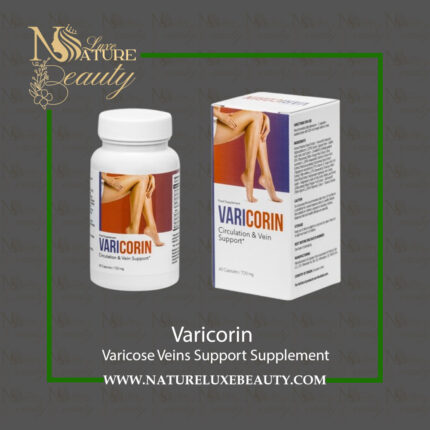 Varicorin Circulation Support - Supplement with Capsules by Nature Luxe Beauty