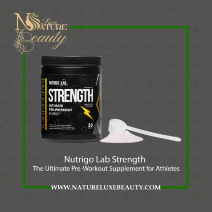 Nutrigo Lab Strength container with powder and scoop