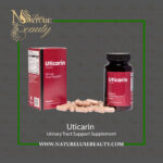 Uticarin capsules with product bottle and box