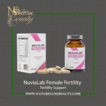 Nuvialab Female Fertility product with box and capsules